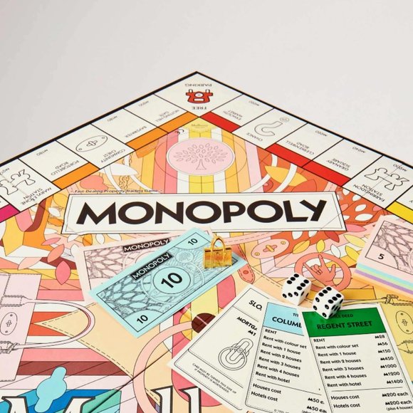 (NEW) Monopoly Board Game Mulberry Luxury Bag Limited UK Edition Sealed RARE - Picture 6 of 8